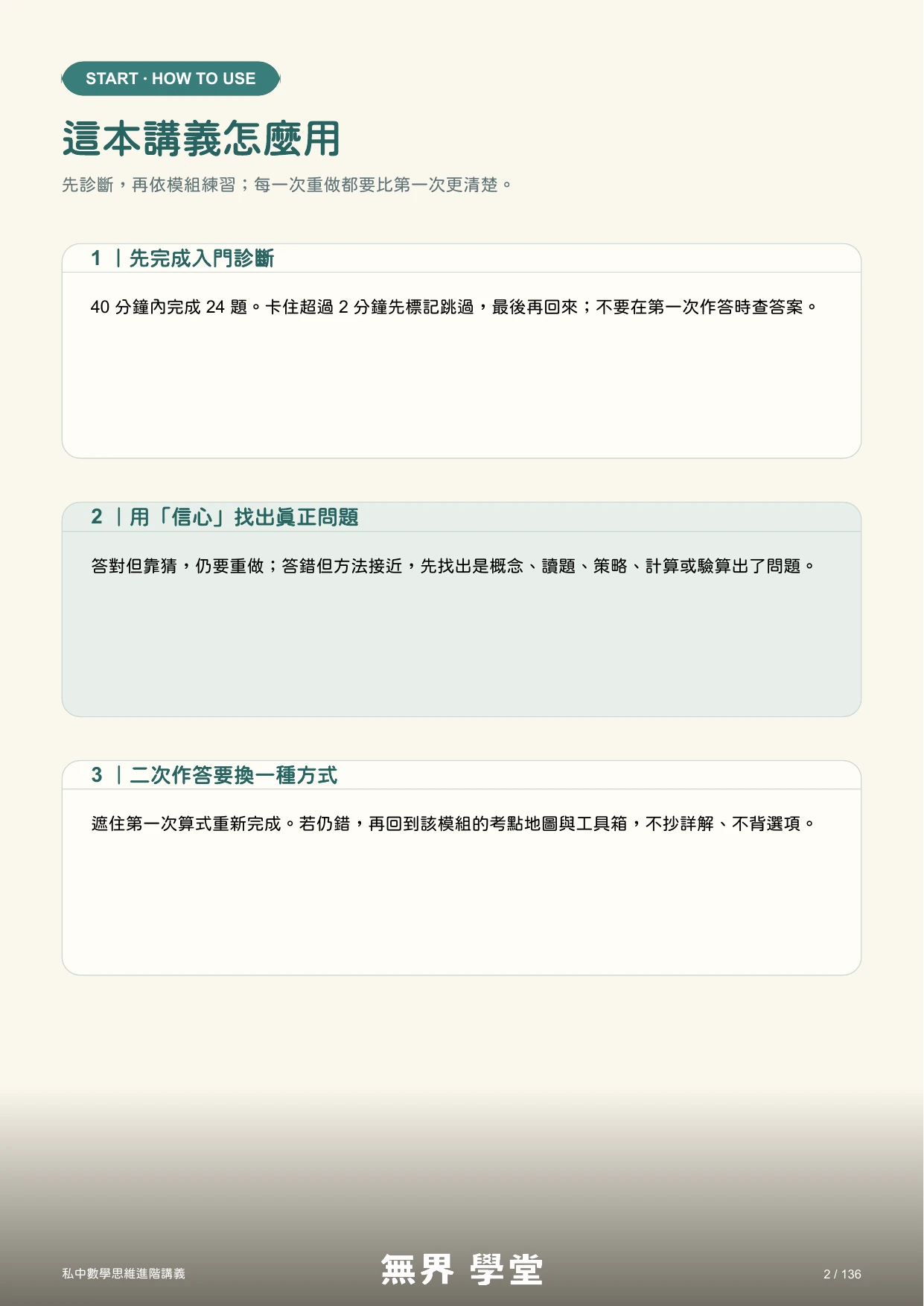 試閱頁：這本講義怎麼用