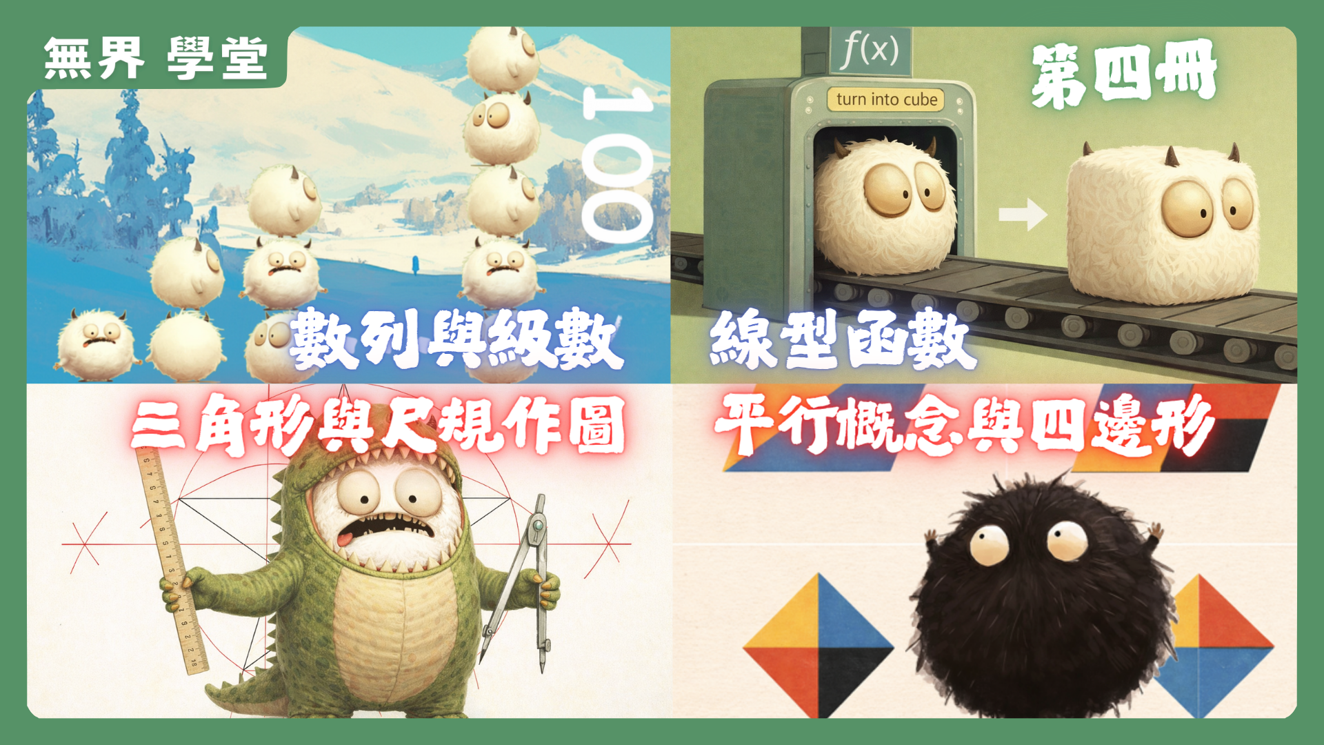 國中數學【核心觀念升級課】第四冊封面